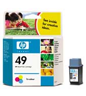HP 49 Large Tri-Colour Inkjet Print Cartridge