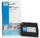HP 20 GB/TR-5 Formatted Mini Data Cartridge + HP media monitor
