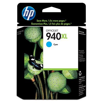HP 940XL Cyan Officejet Ink Cartridge