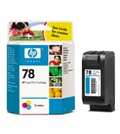 HP 78 Tri-Colour Inkjet Print Cartridge
