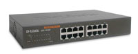 DLink 16-Port 10/100/1000 Rackmountable Unmanaged Switch